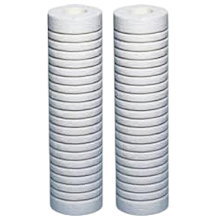 Grooved whole-house replacement water filter cartridge, 5 micron, compatible with AP110-NP models