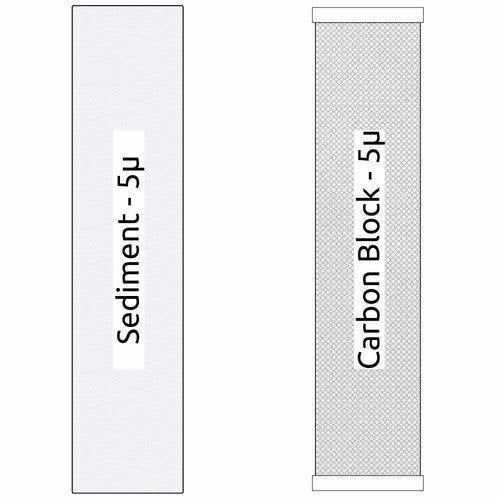Big Blue CTO Carbon Block & Sediment 20”x4.5" Replacement Filter Cartridges Set