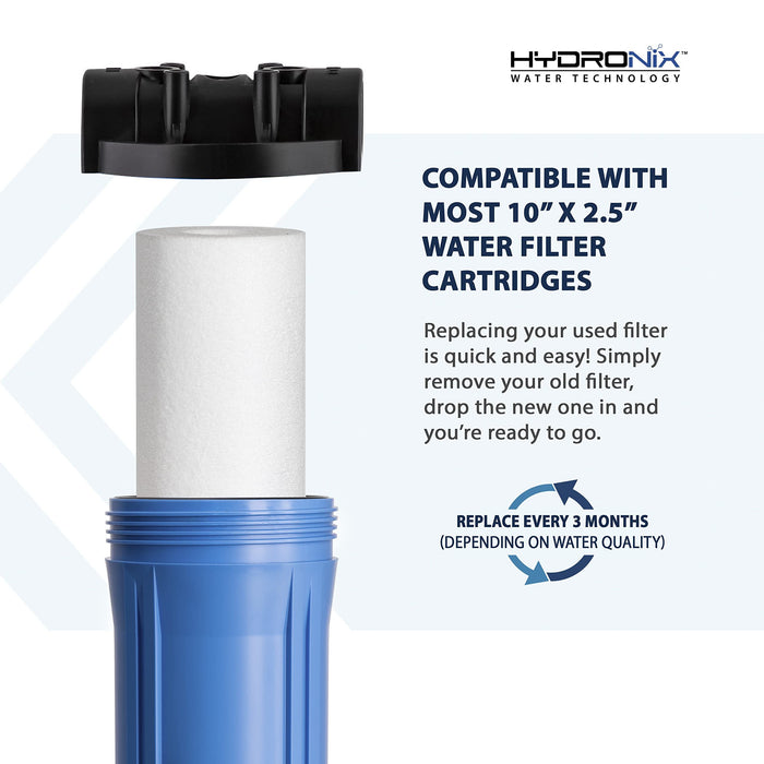 CFS Sediment Water Filter Cartridge – 2.5" x 10" – 5 Micron – Whole House & Reverse Osmosis – Fits SDC-25-1005