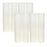 8-pack polypropylene sediment water filter cartridges, 5 micron, 10 inches, compatible with GE GXWH04F pre-filtration systems
