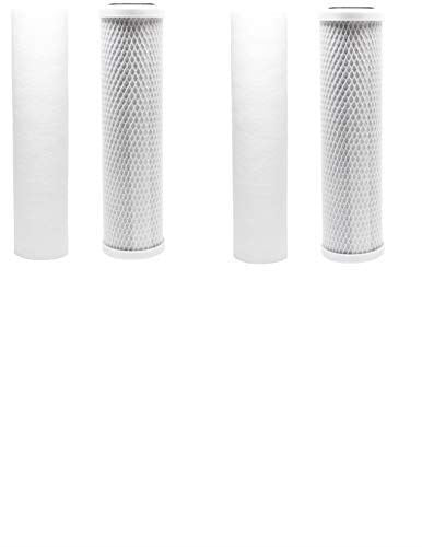 Replacement filter kit with carbon block filter, compatible with OT32-S-05 RO system