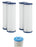 4-pack pleated polyester sediment water filter cartridges, 20 micron, standard 2.5 x 10 inches