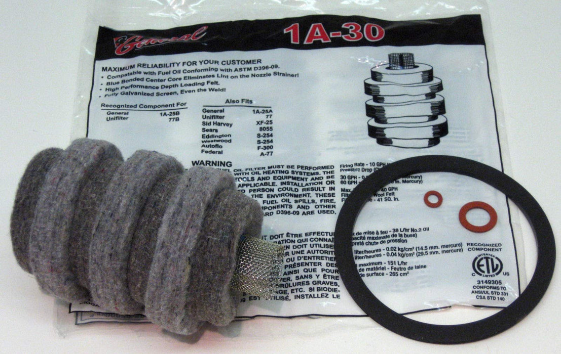 1A-30-8 Pack 10 Micron Fuel Oil Filter for 1A-25A 77 XF-25 8055 F-300 A-77