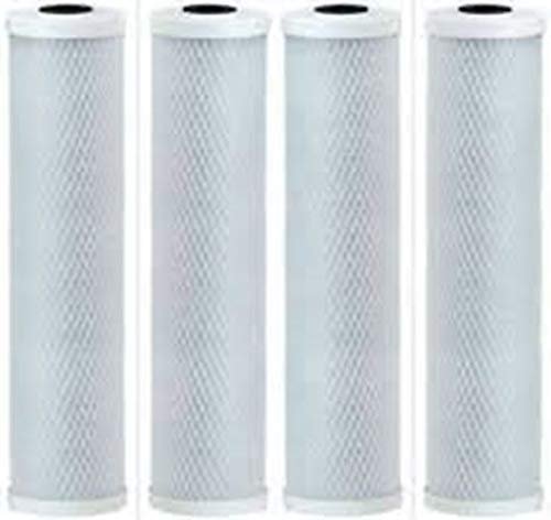 4-pack of 9-3/4 inch, 10 micron filter cartridges, compatible with Campbell DW-CB10