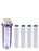10-inch replacement filter housing with 4 carbon filter cartridges, compatible with Flow/Purwatt FH4200WW12-RV