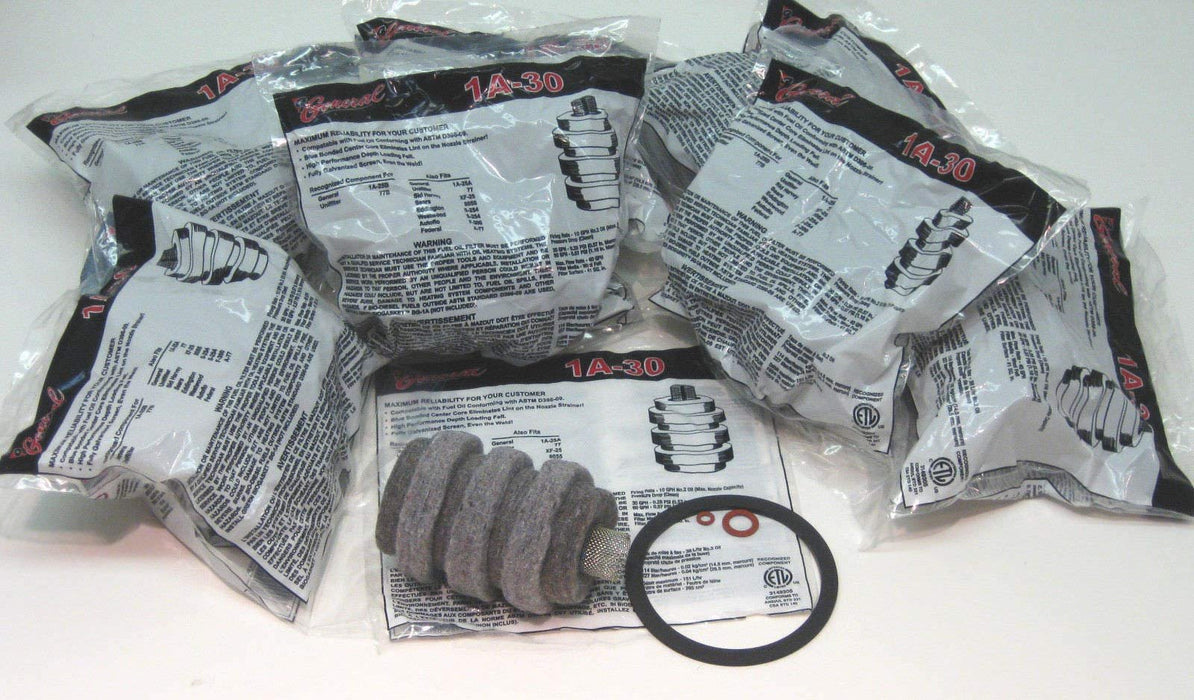 1A-30-8 Pack 10 Micron Fuel Oil Filter for 1A-25A 77 XF-25 8055 F-300 A-77