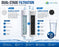 CFS Sediment and Carbon Filter Kit – 2 Pack – 1 Micron – Fits 10" RO and Under Sink