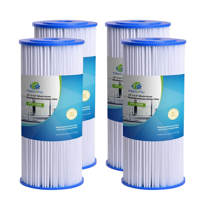CFS – Pleated Water Filter Cartridges Compatible with FXHSC, R50-BBSA, R50-BB, WFHDC3001, W50PEHD, GXWH40L Models – Whole House Replacement Filter Cartridge