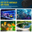 Aquarium Carbon Pad - Cut to Fit Carbon Infused Filter Pad Media for Clean & Clear Fish Tank and Ponds