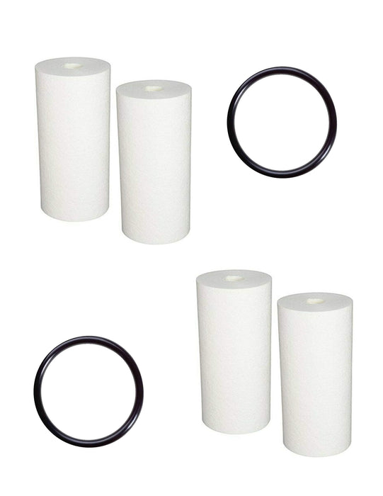 Replacement filter cartridge and O-rings compatible with GE GXWH30C, GXWH35F, GXWH40L models and WS03X10039