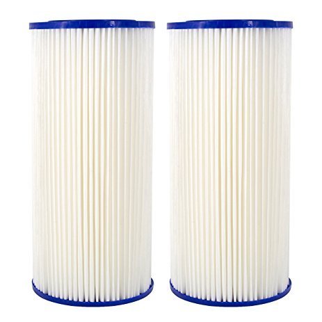 ECP5-BB Compatible Pleated Cellulose Polyester Filter Cartridge, 9-3/4" x 4-1/2", 5 Microns 2 PACK