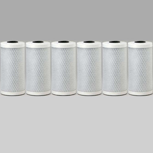 6-pack carbon block water filters compatible with KX Matrikx +CTO/2 32-425-125-975 models