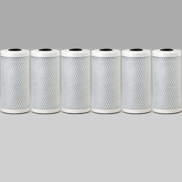 6-pack carbon block water filters compatible with KX Matrikx +CTO/2 32-425-125-975 models