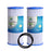 CFS – Pleated Water Filter Cartridges Compatible with FXHSC, R50-BBSA, R50-BB, WFHDC3001, W50PEHD, GXWH40L Models – Whole House Replacement Filter Cartridge