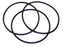 3-pack premium O-rings for standard reverse osmosis filter housings, black, compatible with 3M 63597174C models