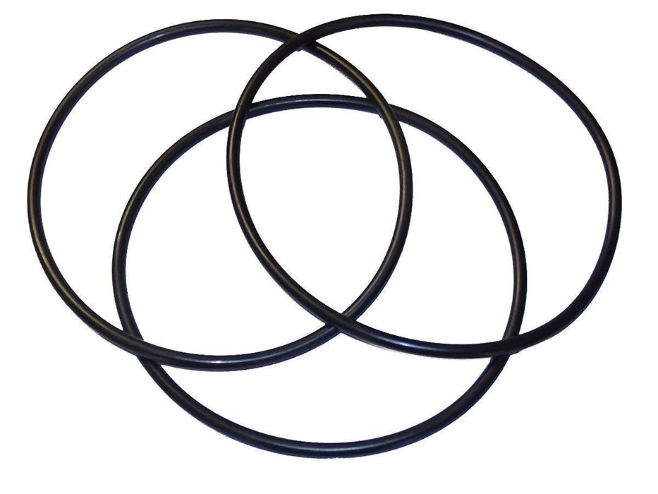 3-pack premium O-rings for standard reverse osmosis filter housings, black, compatible with 3M 63597174C models