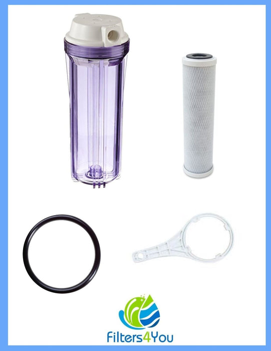 10-inch water filter housing canister, compatible with Forest River Waterpur CCI-10-CLW