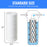 CFS – 1 Pack Sediment Water Filter Cartridge with O-Ring Compatible with 10" Pelican Water Replacement & PC-100 EZ Models – Whole House Replacement Filter Cartridge – 5 Micron