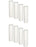 8-pack poly-spun water filter cartridges, compatible with PS20-10C models