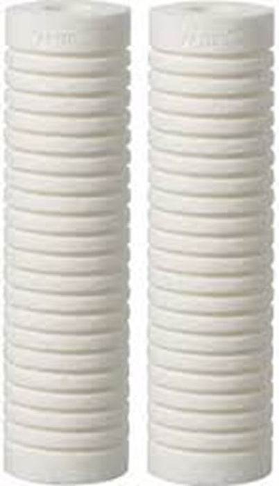 2-pack whole house sediment water filter cartridges, 5 micron, 10 x 2.5 inches, compatible with American Plumber