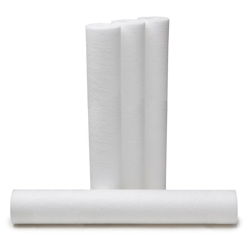 4-pack spun sediment whole-house water filter cartridges, 5 micron, 20 x 2.5 inches, compatible with EV953420 and 13459 models