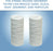 CFS – Polypropylene String Wound Water Filter Cartridges Compatible with Sediment Filter, Heavy Duty Well Water Filter Models – Whole House Replacement Filter Cartridge – 5 Micron