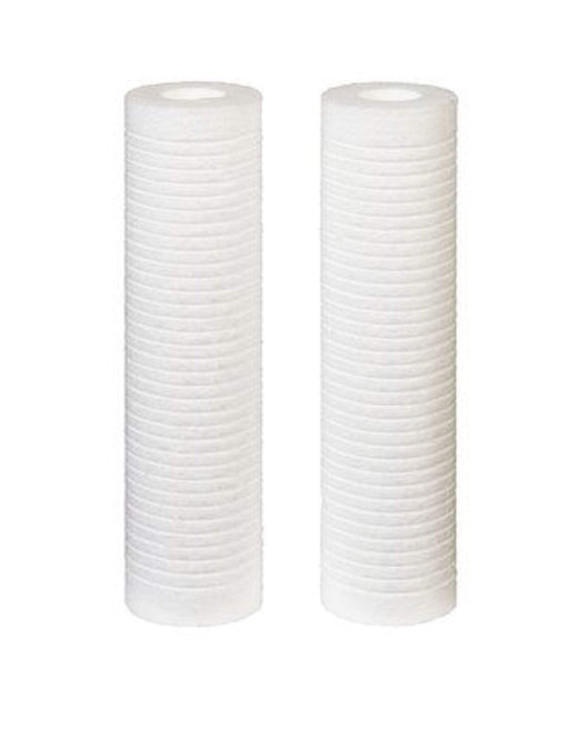 2-pack whole house replacement water filter cartridges, 10 inches, white, compatible with Heater Treater 10