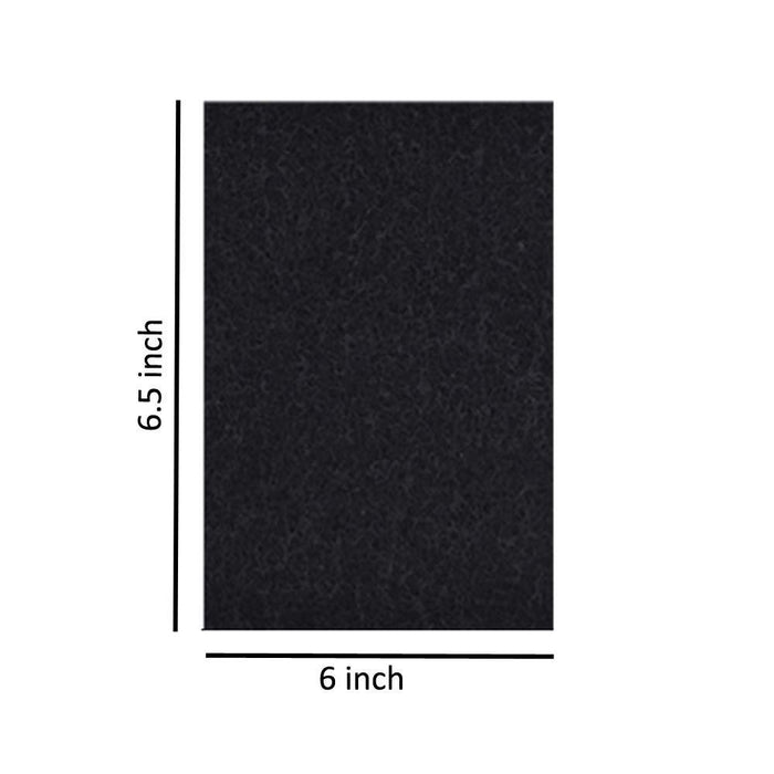 CFS Activated Carbon Filter Pads – 6 Pack – 6.5" x 6" – for Hooded Cat Litter Boxes