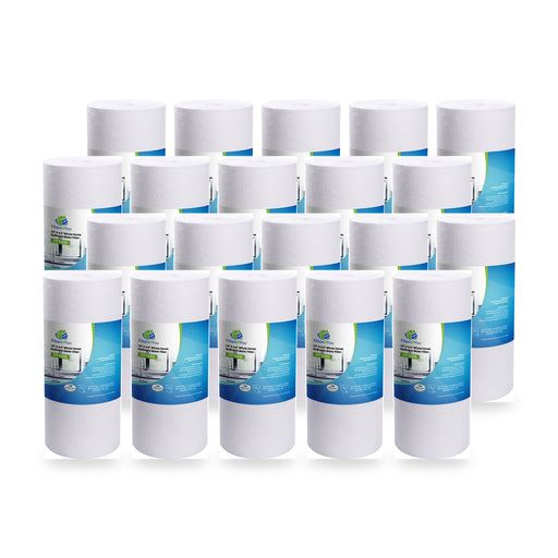 Qty(20) Sediment 5 Micron 10" x 4.5" Water Filters RO/Cartridges/Big Blue/WVO