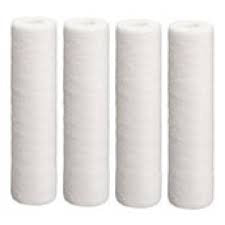4-pack sediment filter cartridges, 1 micron, 9-7/8 inches, compatible with Hytrex GX01-9 7/8 94766