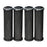 4-pack carbon-wrapped standard filter cartridges, compatible with OmniFilter TO3-DS3-S06 systems