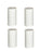 4-pack whole house water filter cartridges, 5 micron, compatible with 3M Aqua-Pure AP810, AP801, and WHKF-GD25BB systems