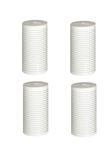 4-pack whole house water filter cartridges, 5 micron, compatible with 3M Aqua-Pure AP810, AP801, and WHKF-GD25BB systems