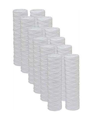 String-wound sediment water filter cartridge, compatible with GE FXWSC whole house systems