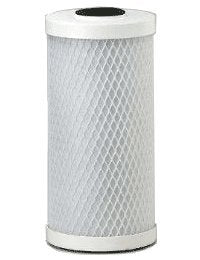 Activated carbon water filter cartridge, 5 micron, 10 x 4.5 inches, compatible with GE FXHTC, GXWH35F, and R50-BB models