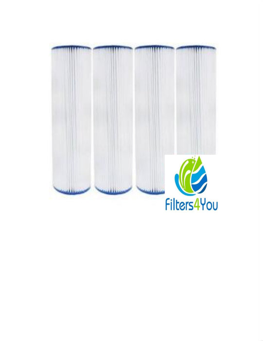 4-pack standard sediment filter cartridges compatible with OmniFilter RS1-DS3-05