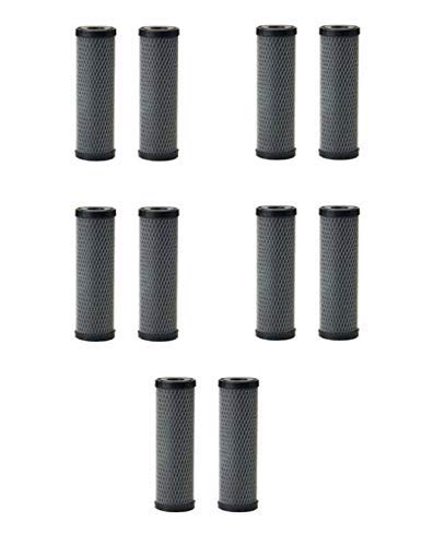 8-pack whole house sediment water filter cartridges, 10 x 2.5 inches, compatible with T01-SS, WFPFC8002, and FXWTC models