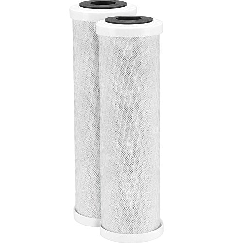 2-pack whole house water filter cartridges, 9-3/4 inches, compatible with GE FX12P