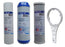 Universal reverse osmosis replacement filter set of 3 cartridges, including sediment stage