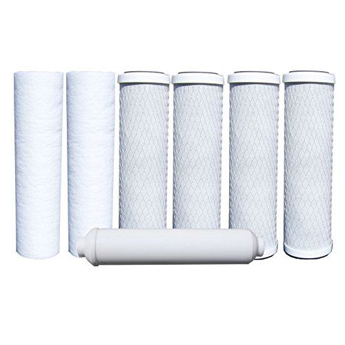 Watts Premier 500024 compatible annual reverse osmosis replacement filter kit, 7 pack