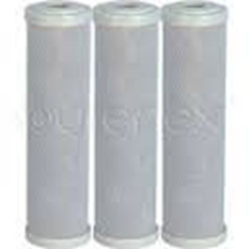 Carbon block water filter cartridge, compatible with Matrikx Pb1 06-250-125-975, Pentek CBR2-10R 155403-43, Whirlpool WHKF-DB2