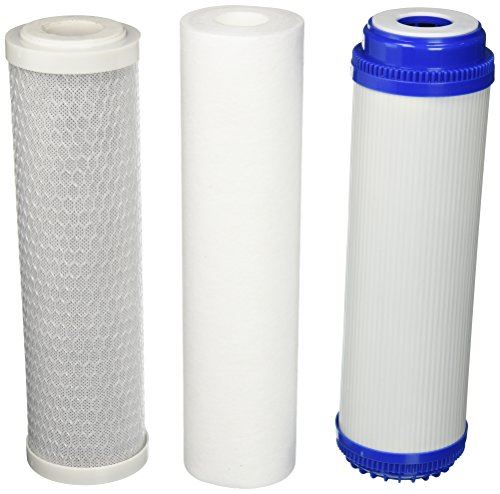 5-stage reverse osmosis filter replacement set with GAC, carbon block and sediment stages, compatible with Purenex systems