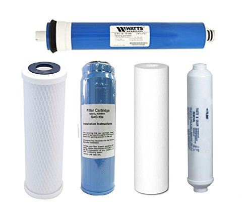 Universal 5-stage reverse osmosis replacement filter and membrane pack