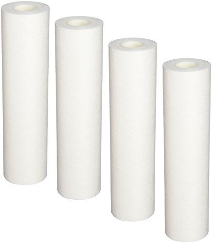 4-pack 10-inch carbon-wrap whole house water filters, compatible with DuPont 800 series WFPFC8002 systems