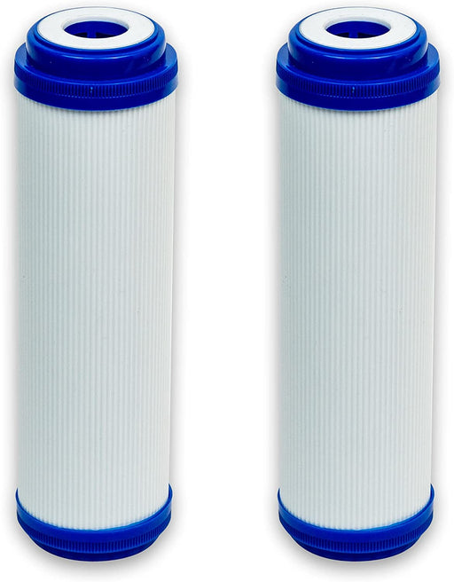2-pack granular activated carbon water filter cartridges, 10 inches, compatible with C-10, WFPFC9001, AP117, and GAC-10 models