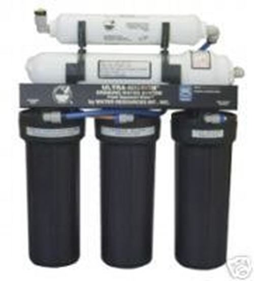 5-stage reverse osmosis replacement filter kit with 50 GPD membrane, compatible with WRI-5 systems