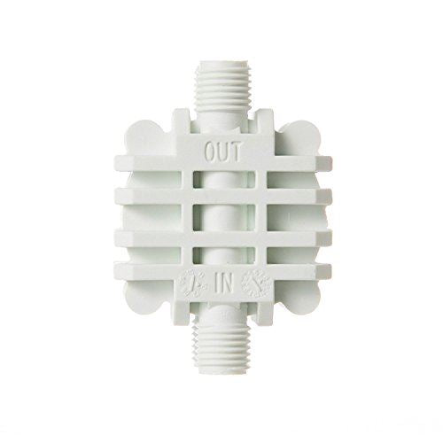 Auto shut-off valve for reverse osmosis water systems, 1/4-inch tube compression type