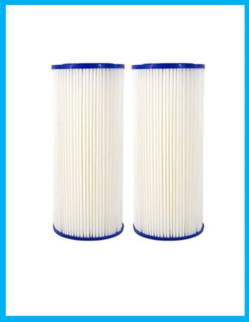 Pleated high-flow whole house water filter, compatible with HDX HDX4PF4