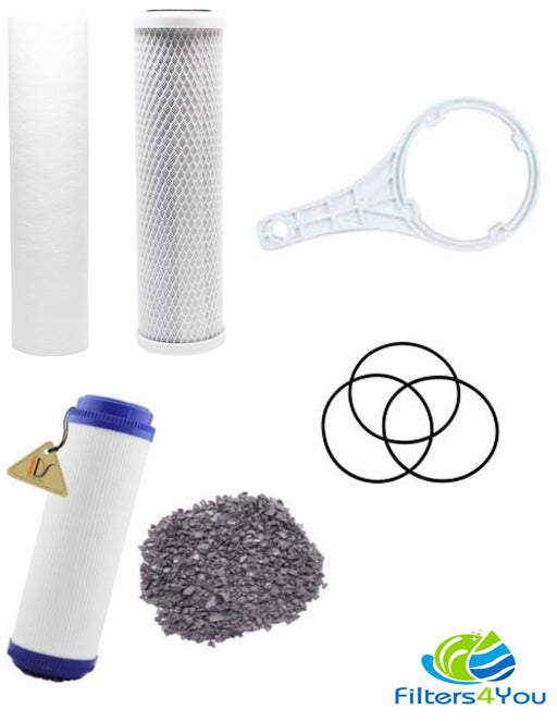Replacement filter kit, compatible with Vertex FK-102 Pure Water Machine 3C-4.0 systems
