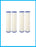 4-pack sub-micron post-filters compatible with Aquasana whole house water filter systems